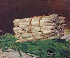 Een bundel asperges van Édouard Manet